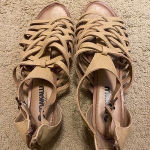 Tan sandals